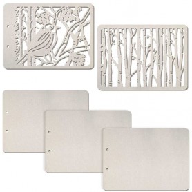 Set de 5 pages Berries 22x16 cm – Ciao Bella Album Binding Art