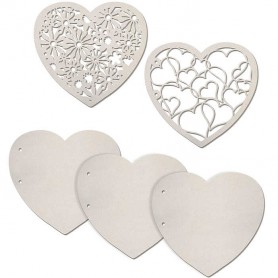 Set de 5 pages Flowers and Hearts 22.5 cm – Ciao Bella Album Binding Art