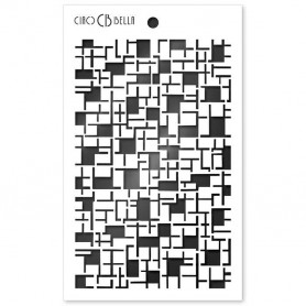 Pochoir Texture Crossword – Ciao Bella Stencil Art