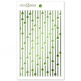 Pochoir Texture Bead Curtain – Ciao Bella Stencil Art