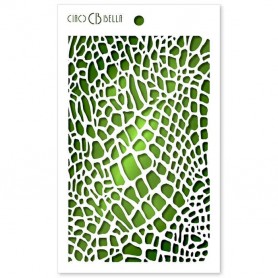 Pochoir Texture Crocodile – Ciao Bella Stencil Art