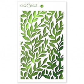Pochoir Texture Ramage – Ciao Bella Stencil Art