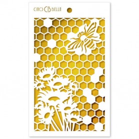 Pochoir Texture Queen Bee – Ciao Bella Stencil Art