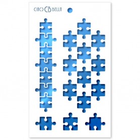 Pochoir Texture Puzzle – Ciao Bella Stencil Art