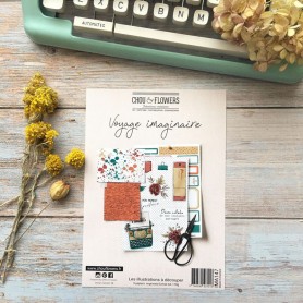 Les illustrations Voyage imaginaire A5 - Chou and Flowers