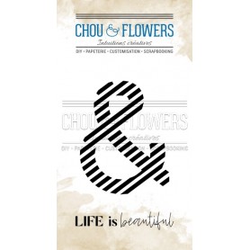 Tampons Esperluette rayure - Voyage Imaginaire - Chou and Flowers