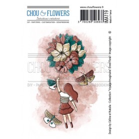 Tampon EZ Envol floral - Voyage imaginaire - Chou and Flowers