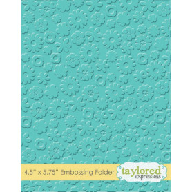 Classeur de gaufrage Flower Power - Taylored Expressions Embossing Folder