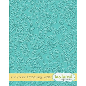 Classeur de gaufrage Paisley - Taylored Expressions Embossing Folder