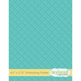 Classeur de gaufrage Dotted Lattice - Taylored Expressions Embossing Folder