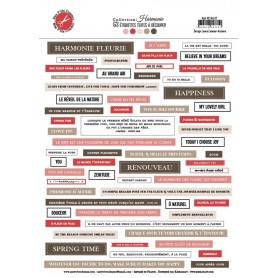 Planche d'étiquettes à découper Harmonie - Mes P'tits Ciseaux