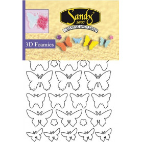 3D Foamies Figurines autocollantes Papillon - Sandy Art - JEJE Produkt