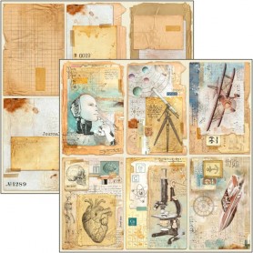 Papier 30x30 Cards - 1 feuille - Sign of the Times - Ciao Bella Papercrafting