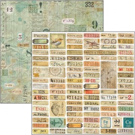 Papier 30x30 Labels - 1 feuille - Sign of the Times - Ciao Bella Papercrafting