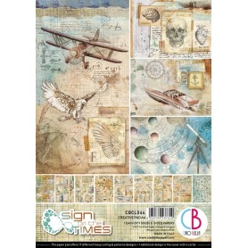 Set de papier A4 Sign of the Times 9f - Creative Pad Ciao Bella Papercrafting