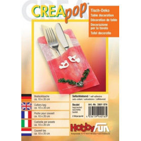 Etui à couvert Creapop à  décorer – Décoration de table - Hobbyfun