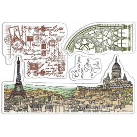 Tampons Notre Vie 4pc - Ciao Bella Stamps