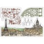 Tampons Notre Vie 4pc - Ciao Bella Stamps