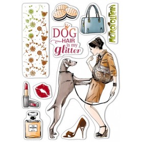 Tampons Dog air is my glitter 10pc – Notre Vie - Ciao Bella Stamps