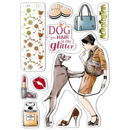 Tampons Dog air is my glitter 10pc – Notre Vie - Ciao Bella Stamps