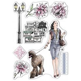 Tampons Walk in Paris 8pc – Notre Vie - Ciao Bella Stamps