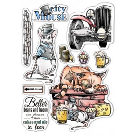 Tampons The City Mouse 10pc – Aesop's Fables - Ciao Bella Stamps
