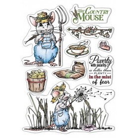 Tampons The Country Mouse 9pc – Aesop's Fables - Ciao Bella Stamps