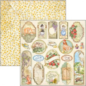 Papier 30x30 Cards - 1 feuille - Aesop's Fables - Ciao Bella Papercrafting