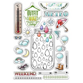 Tampons Bujo Weather - Ciao Bella Stamps