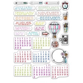 Tampons Bujo Infinite Calendar - Ciao Bella Stamps