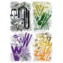 Tampons Design UVWZ Letters 4pc – Bad Girls - Ciao Bella Stamps