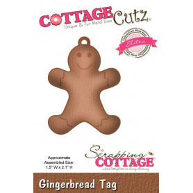 Die Gingerbread Tag - CottageCutz - Scrapping Cottage
