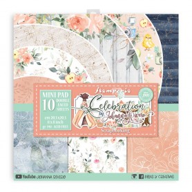 Set de papier 20x20 Celebration 10 feuilles - Stamperia