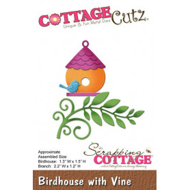 Die Birdhouse With Vine - CottageCutz - Scrapping Cottage