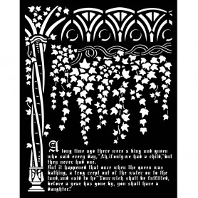 Pochoir Ivy and History 20x25cm - Sleeping Beauty - Stamperia Thick Stencil