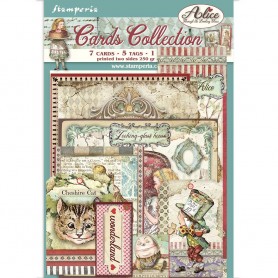 Cards Collection Alice Through the Looking Glass - Stamperia