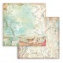 Set de papier 20x20 Backgrounds Selection Alice 10 feuilles - Stamperia