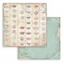 Set de papier 20x20 Backgrounds Selection Alice 10 feuilles - Stamperia