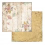 Set de papier 20x20 Backgrounds Selection Alice 10 feuilles - Stamperia