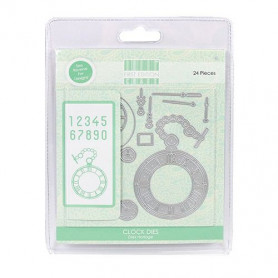 Dies Horloge 24 pc - First Edition - Clock Dies