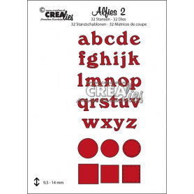 Dies Alfies 1 Lower Case - Crealies