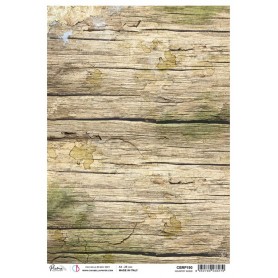 Papier de riz A4 Country Wood - 1 feuille - Aesop's Fables - Ciao Bella Papercrafting