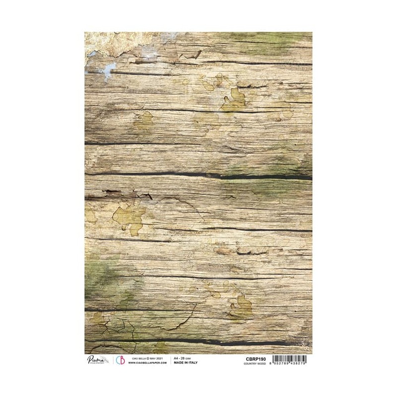 Papier De Riz A4 - Motif Forest Animals Pour Découpage Et Loisirs Créatifs