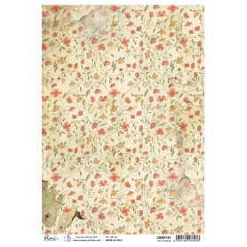 Papier de riz A4 Tiny Flowers - 1 feuille - Aesop's Fables - Ciao Bella Papercrafting