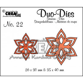 Duo Dies no. 22 Flowers 13 - Crealies