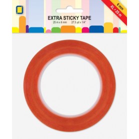 Bande adhésive double face 6 mm XL 25 mètres - Jeje Produkt Extra Sticky Tape
