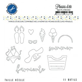 Dies Plaisirs d'été 11 pc - Farniente - Mes P'tits Ciseaux