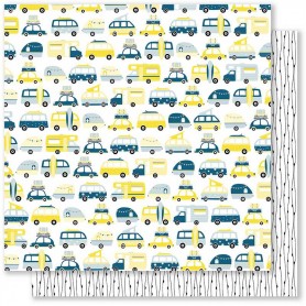 Papier 30x30 Farniente 4 1feuille - Mes P'tits Ciseaux