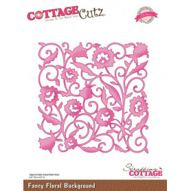 Die Fancy Floral Background - CottageCutz - Scrapping Cottage