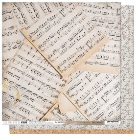 Papier 30x30 Douce Mélodie 1f - Woodland 2 - Les ateliers de Karine